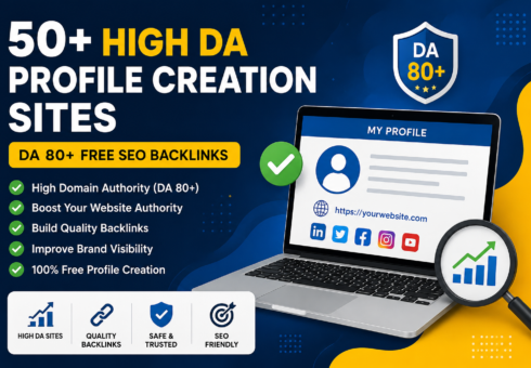 High DA Profile Creation Sites